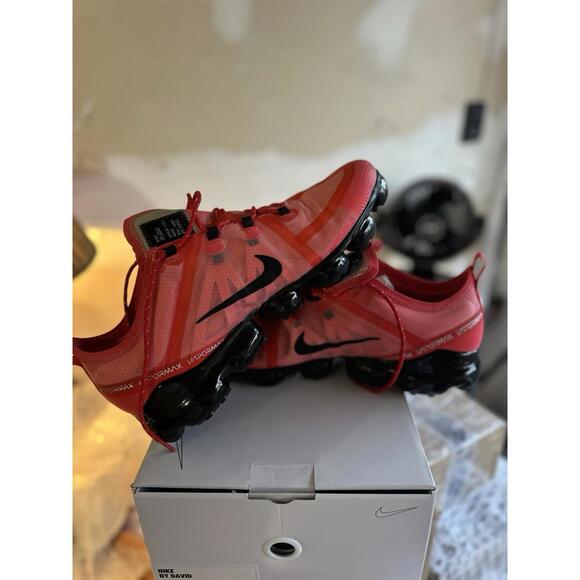 Nike Air VaporMax 2019 By You Custom – Red/Black – Size 13 US (BQ7848-991) - Picture 1 of 15